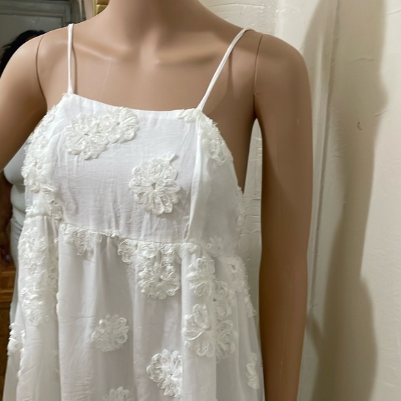 Pink Diamond White Textured Fabric maxi dress - Picture 13 of 13